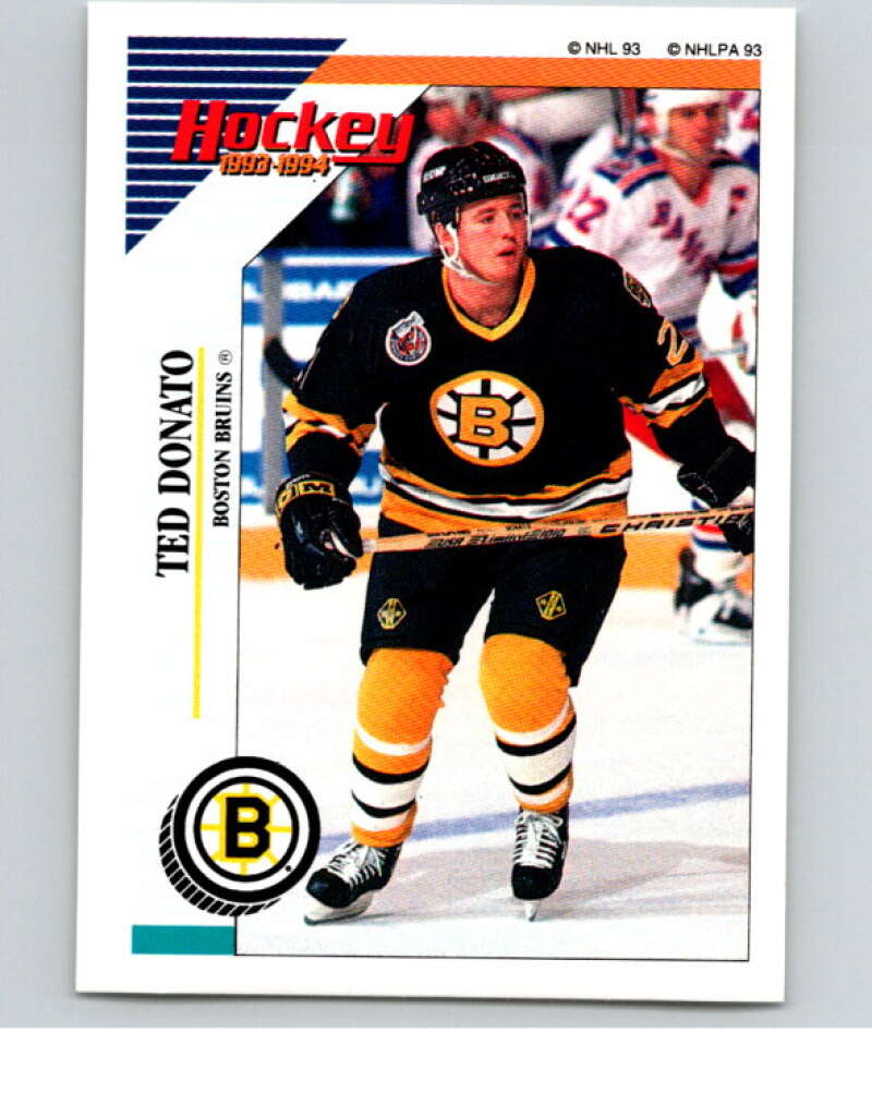 1993-94 Panini Stickers Hockey #8 Ted Donato Boston Bruins V83159 Image 1
