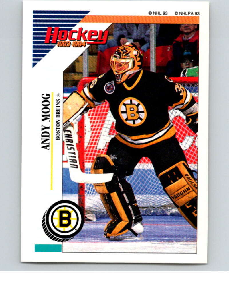 1993-94 Panini Stickers Hockey #9 Andy Moog V83162 Image 1