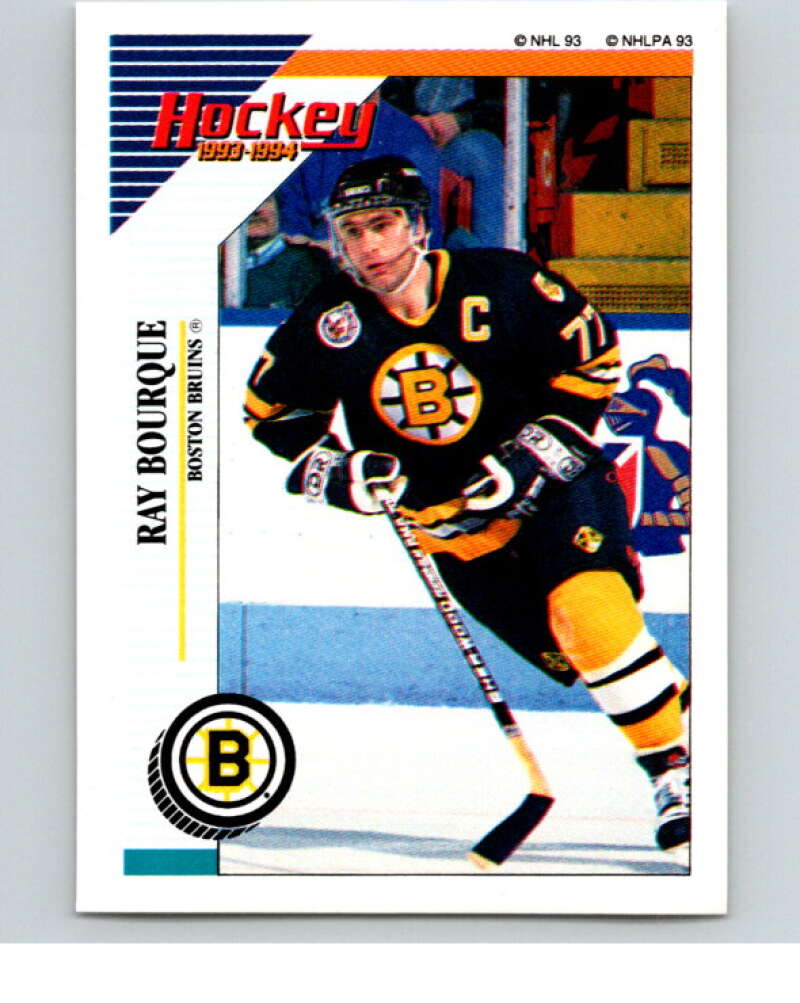 1993-94 Panini Stickers Hockey #10 Ray Bourque Boston Bruins V83168 Image 1