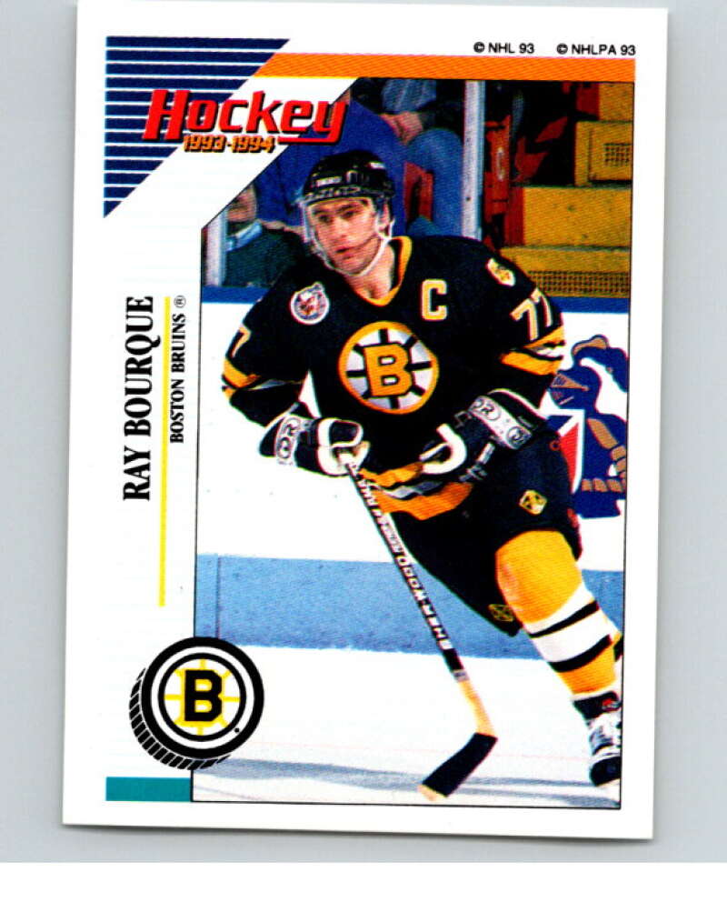 1993-94 Panini Stickers Hockey #10 Ray Bourque Boston Bruins V83169 Image 1