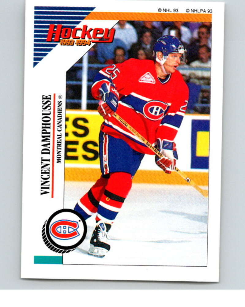 1993-94 Panini Stickers Hockey #13 Vincent Damphousse Montreal V83180 Image 1