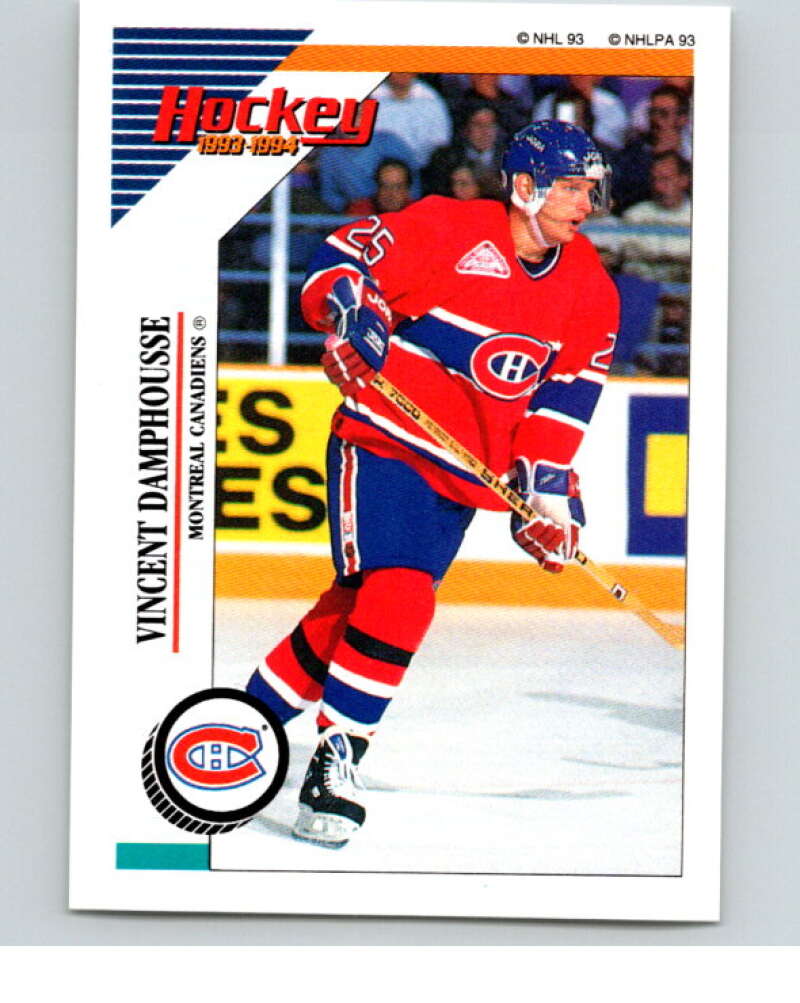 1993-94 Panini Stickers Hockey #13 Vincent Damphousse Montreal V83182 Image 1