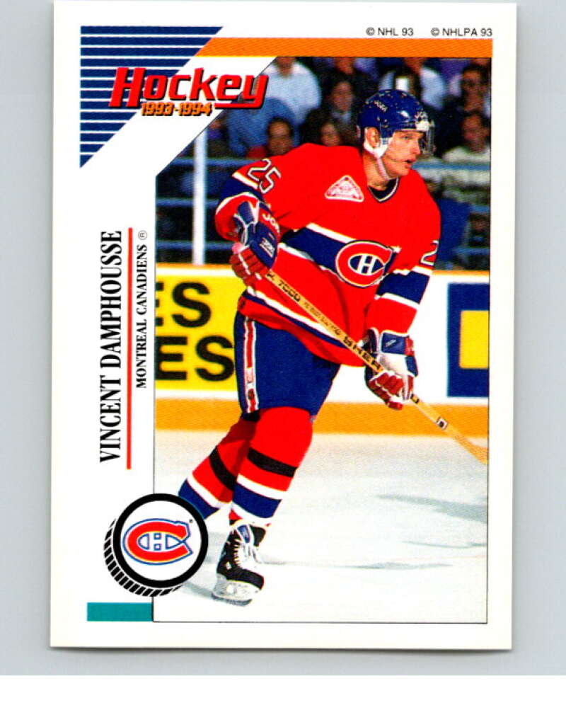 1993-94 Panini Stickers Hockey #13 Vincent Damphousse Montreal V83184 Image 1