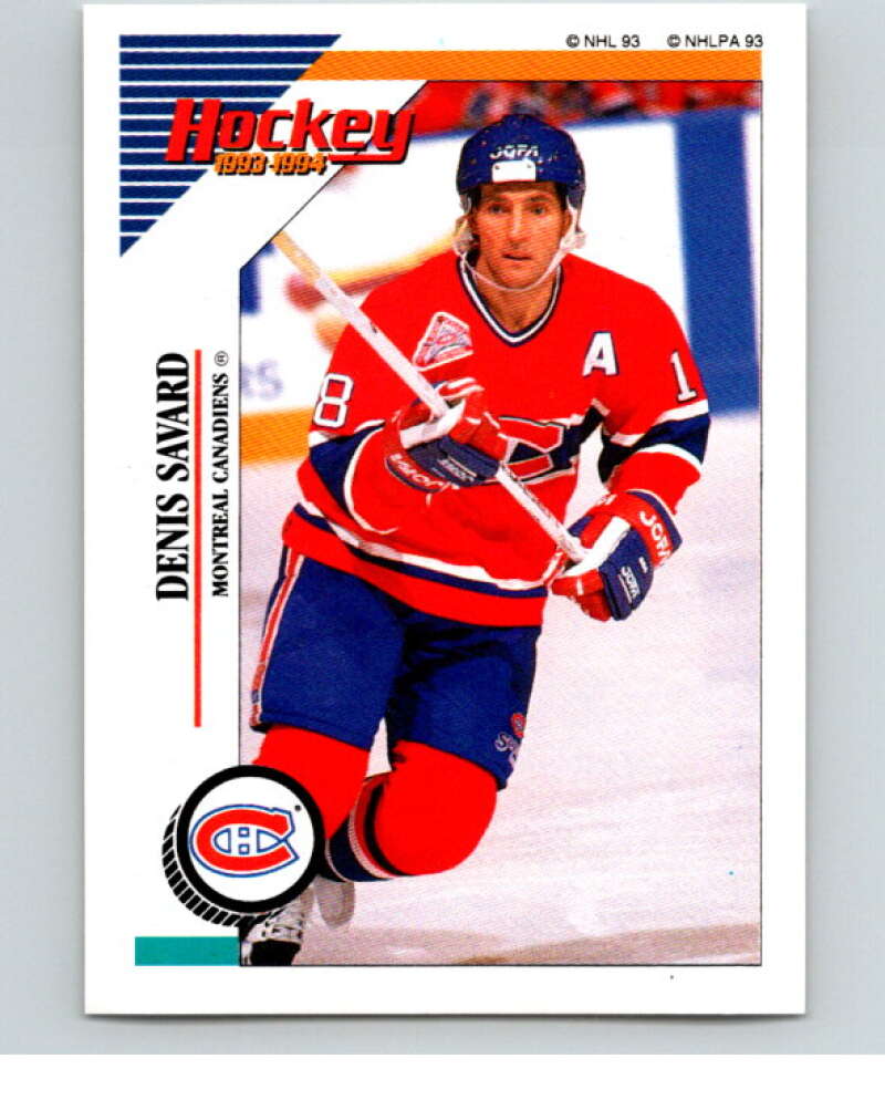 1993-94 Panini Stickers Hockey #17 Denis Savard V83199 Image 1