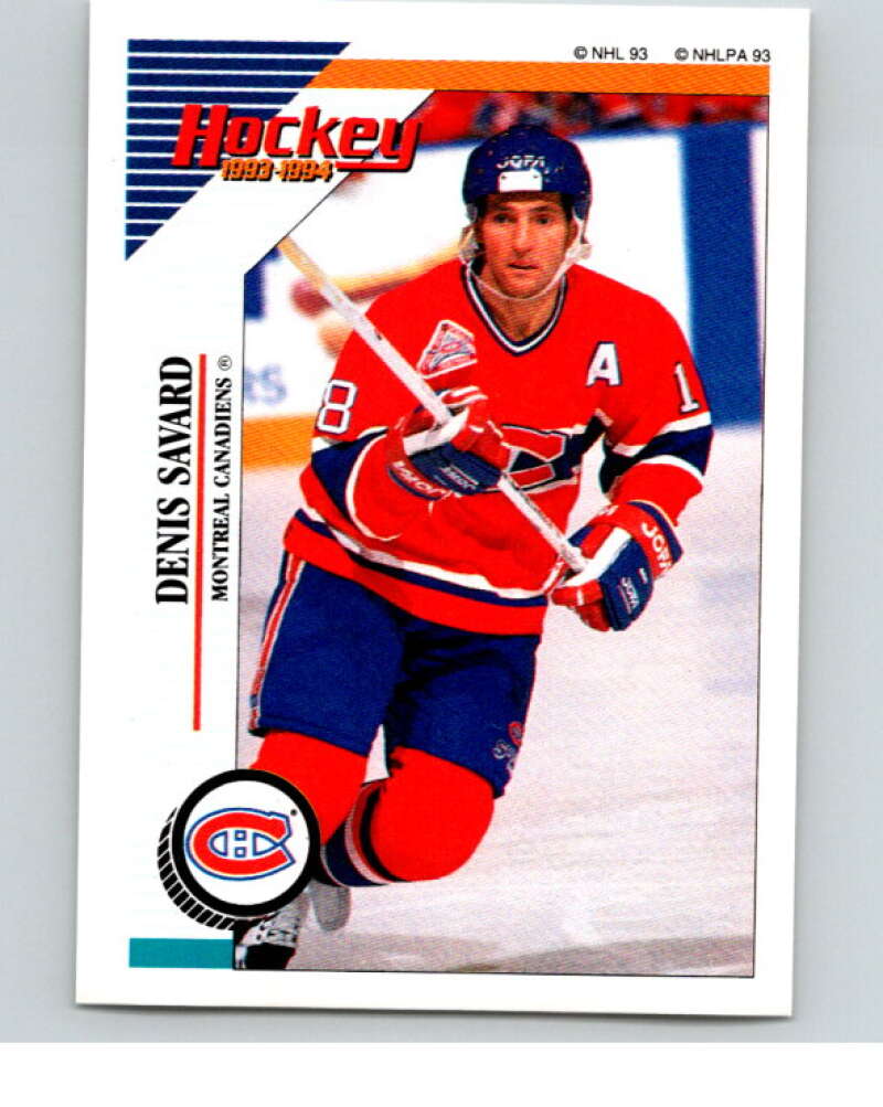 1993-94 Panini Stickers Hockey #17 Denis Savard V83200 Image 1