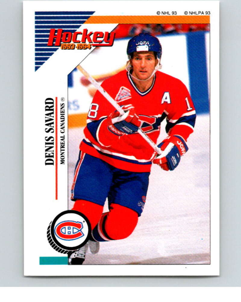 1993-94 Panini Stickers Hockey #17 Denis Savard V83201 Image 1