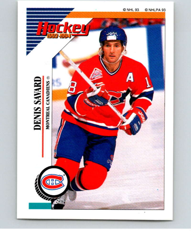 1993-94 Panini Stickers Hockey #17 Denis Savard V83202 Image 1