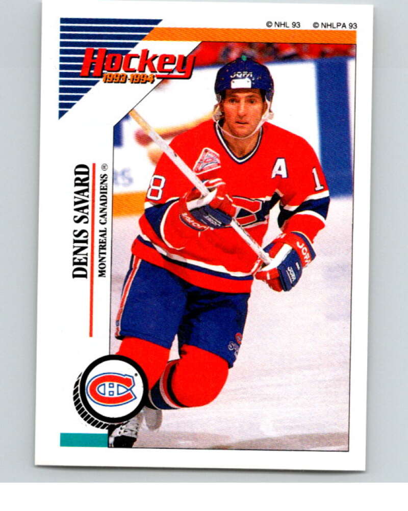 1993-94 Panini Stickers Hockey #17 Denis Savard V83203 Image 1