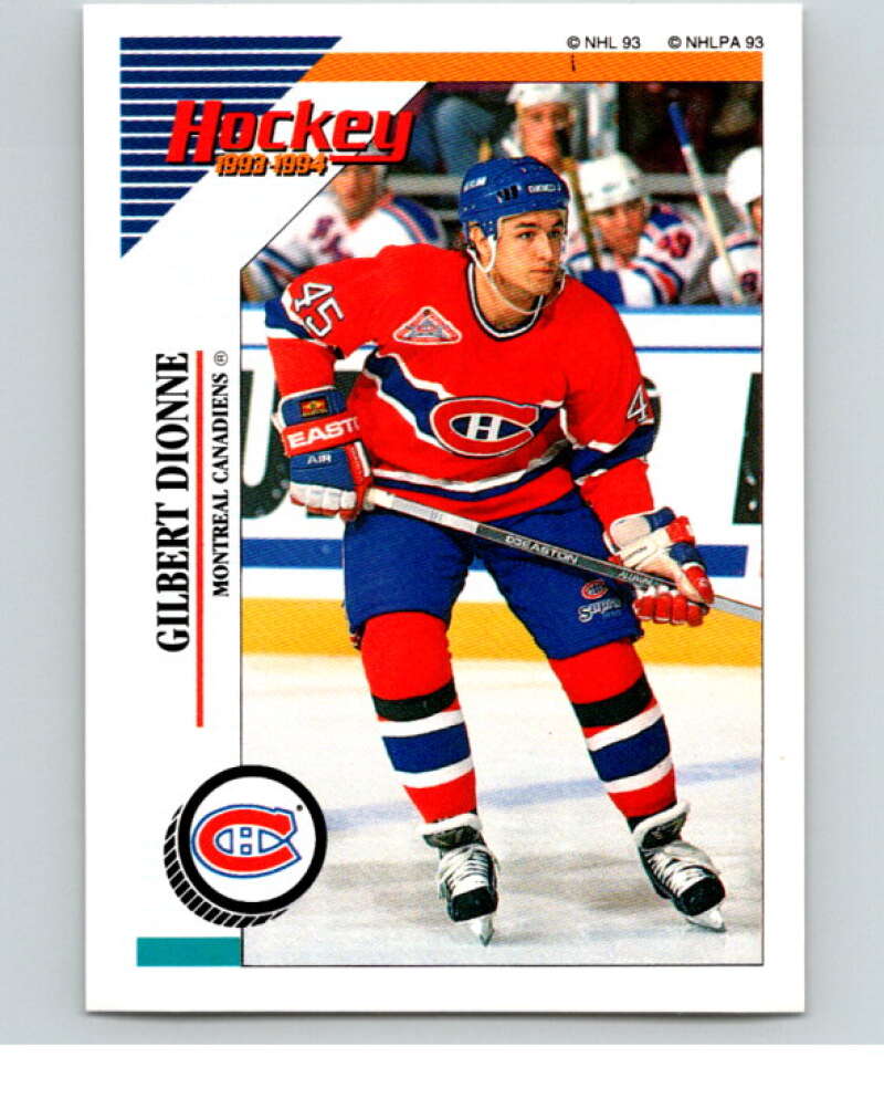 1993-94 Panini Stickers Hockey #18 Gilbert Dionne Montreal Canadiens V83206 Image 1