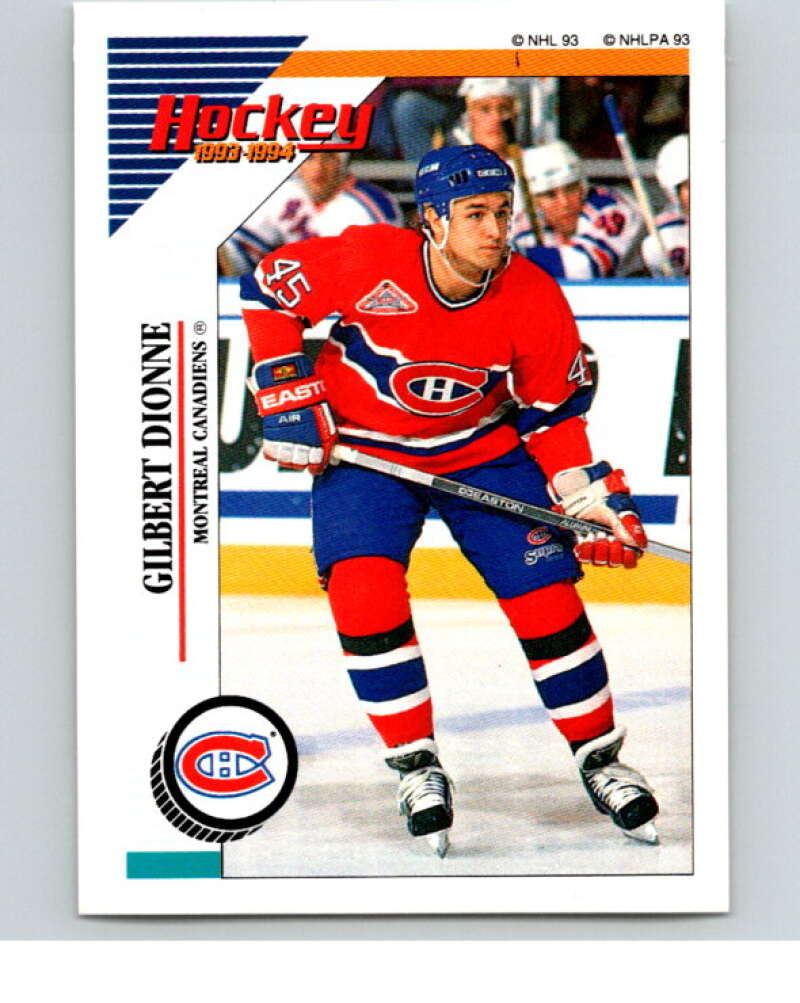 1993-94 Panini Stickers Hockey #18 Gilbert Dionne Montreal Canadiens V83207 Image 1