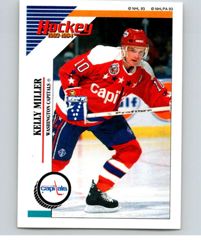 1993-94 Panini Stickers Hockey #30 Kelly Miller Washington Capitals V83236 Image 1