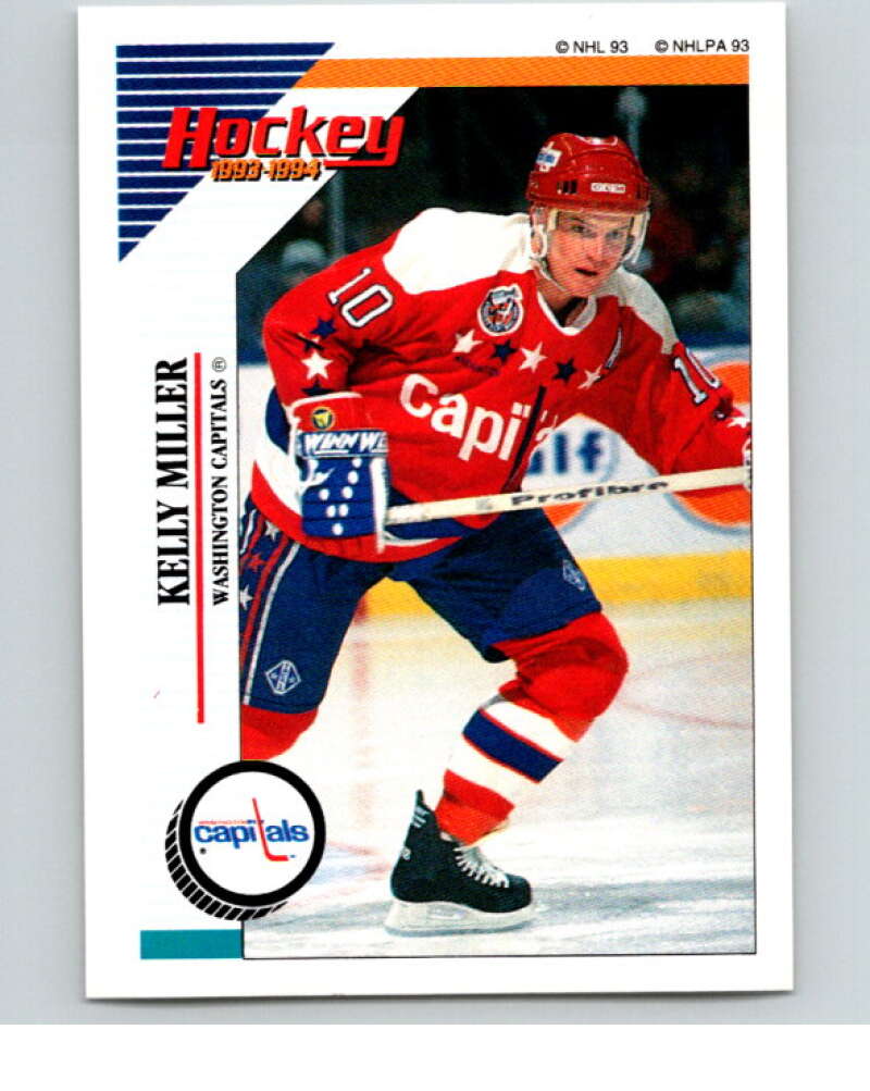 1993-94 Panini Stickers Hockey #30 Kelly Miller Washington Capitals V83238 Image 1