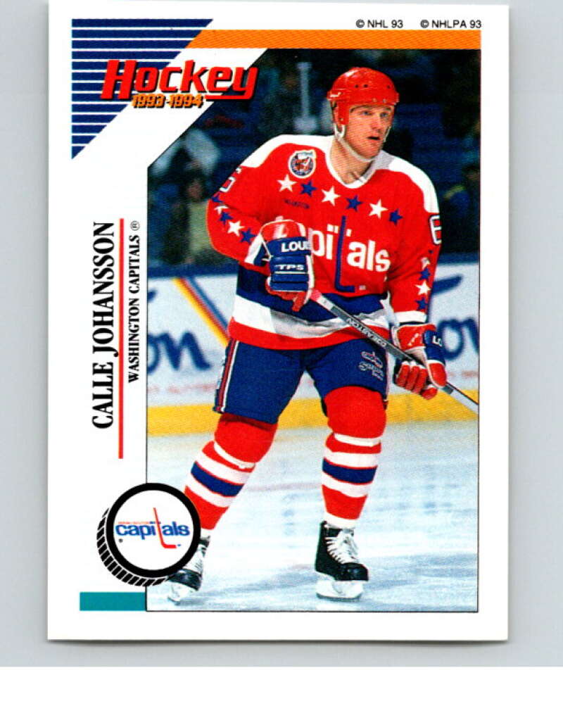 1993-94 Panini Stickers Hockey #31 Calle Johansson Washington Capitals V83241 Image 1