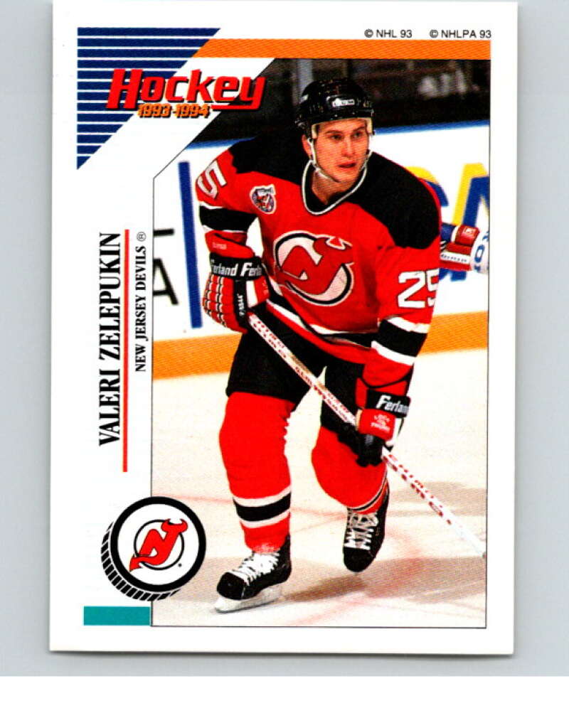 1993-94 Panini Stickers Hockey #38 Valeri Zelepukin New Jersey Devils V83252 Image 1