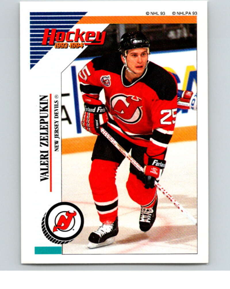 1993-94 Panini Stickers Hockey #38 Valeri Zelepukin New Jersey Devils V83253 Image 1