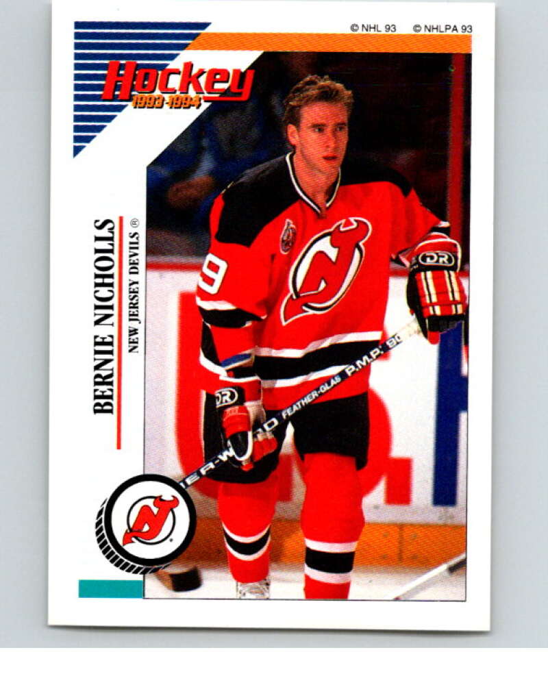 1993-94 Panini Stickers Hockey #39 Bernie Nicholls New Jersey Devils V83254 Image 1