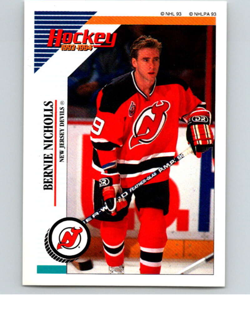 1993-94 Panini Stickers Hockey #39 Bernie Nicholls New Jersey Devils V83255 Image 1