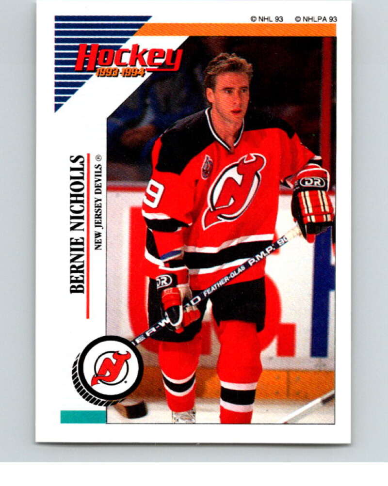 1993-94 Panini Stickers Hockey #39 Bernie Nicholls New Jersey Devils V83256 Image 1