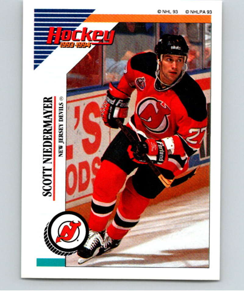 1993-94 Panini Stickers Hockey #42 Scott Neidermayer New Jersey Devils V83262 Image 1