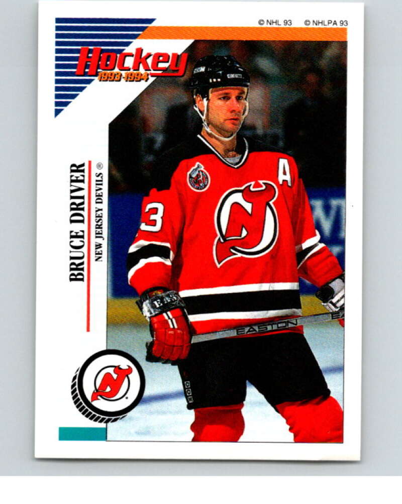 1993-94 Panini Stickers Hockey #44 Bruce Driver New Jersey Devils V83270 Image 1