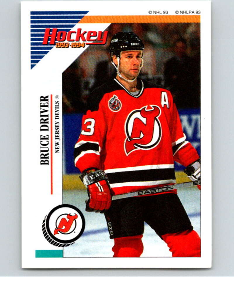1993-94 Panini Stickers Hockey #44 Bruce Driver New Jersey Devils V83271 Image 1