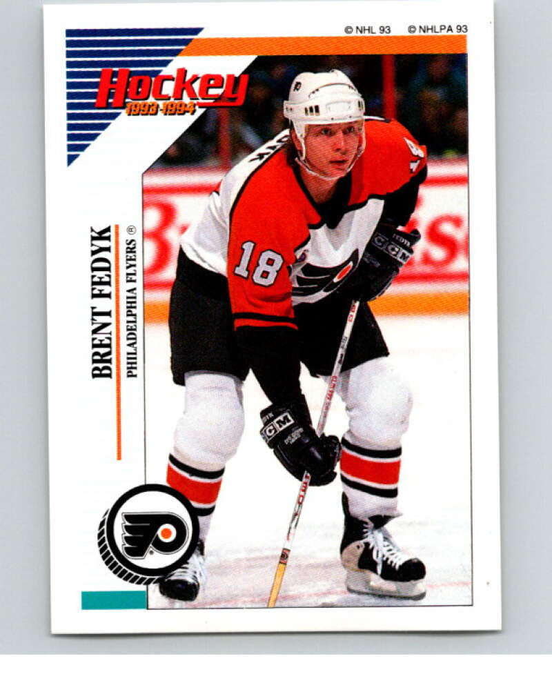 1993-94 Panini Stickers Hockey #48 Brent Fedyk Philadelphia Flyers V83289 Image 1