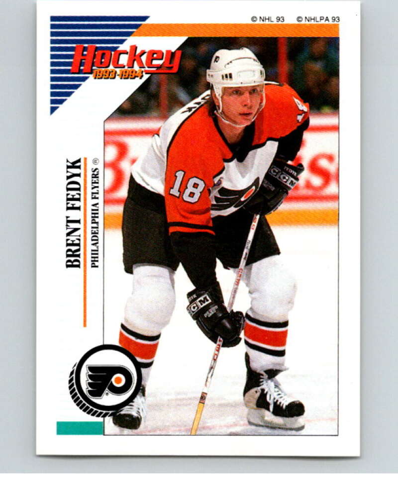 1993-94 Panini Stickers Hockey #48 Brent Fedyk Philadelphia Flyers V83290 Image 1
