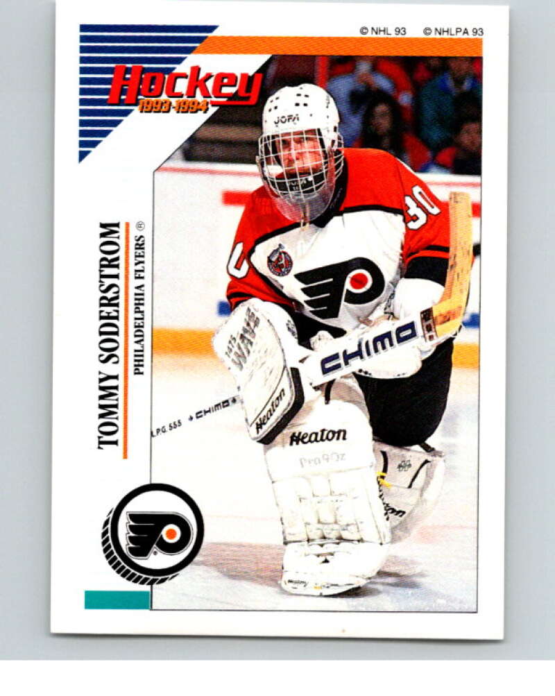 1993-94 Panini Stickers Hockey #55 Tommy Soderstrom Philadelphia Flyers V83309 Image 1