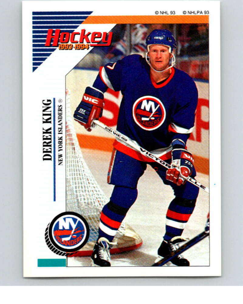 1993-94 Panini Stickers Hockey #58 Derek King New York Islanders V83315 Image 1