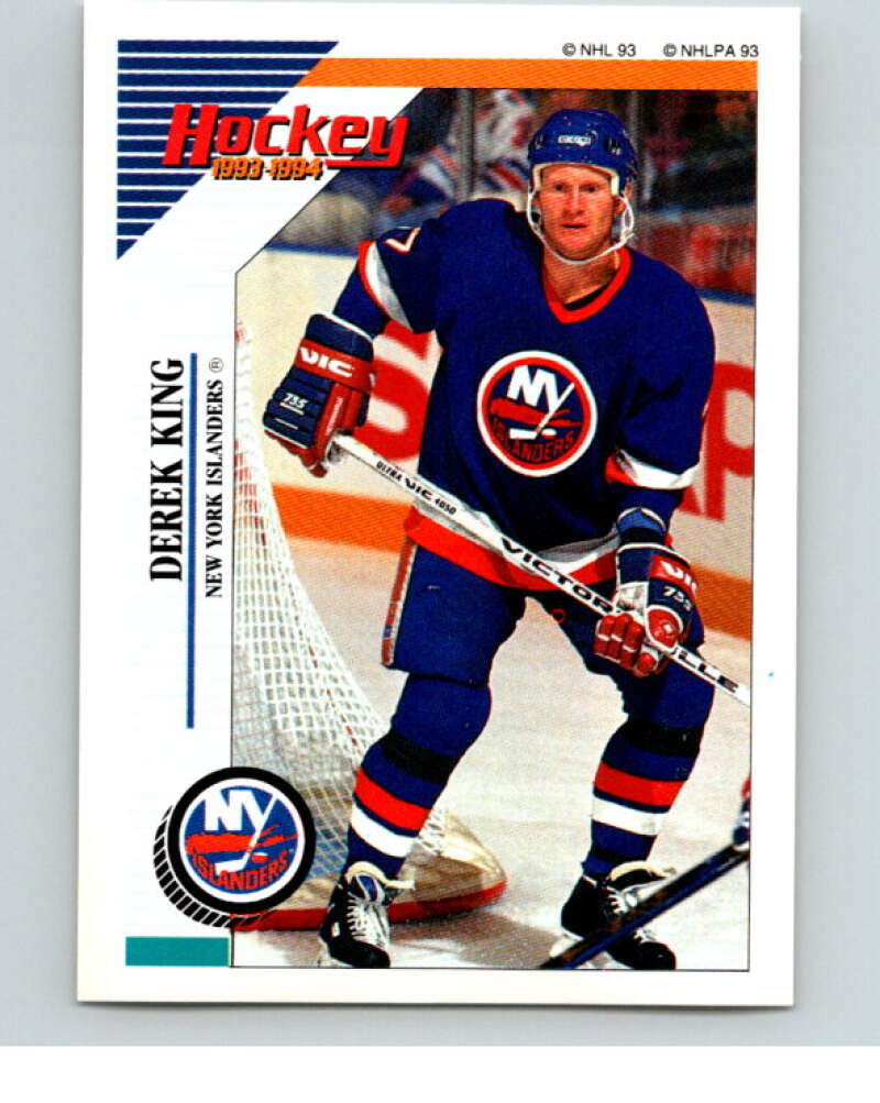 1993-94 Panini Stickers Hockey #58 Derek King New York Islanders V83316 Image 1