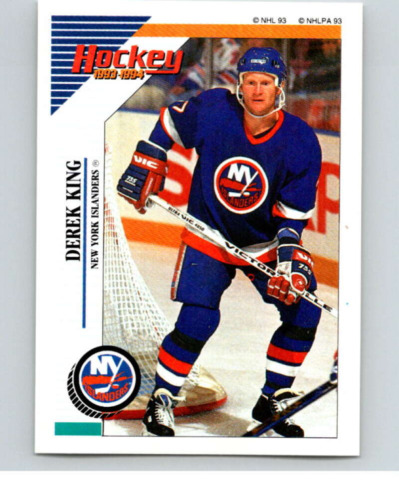 1993-94 Panini Stickers Hockey #58 Derek King New York Islanders V83317 Image 1