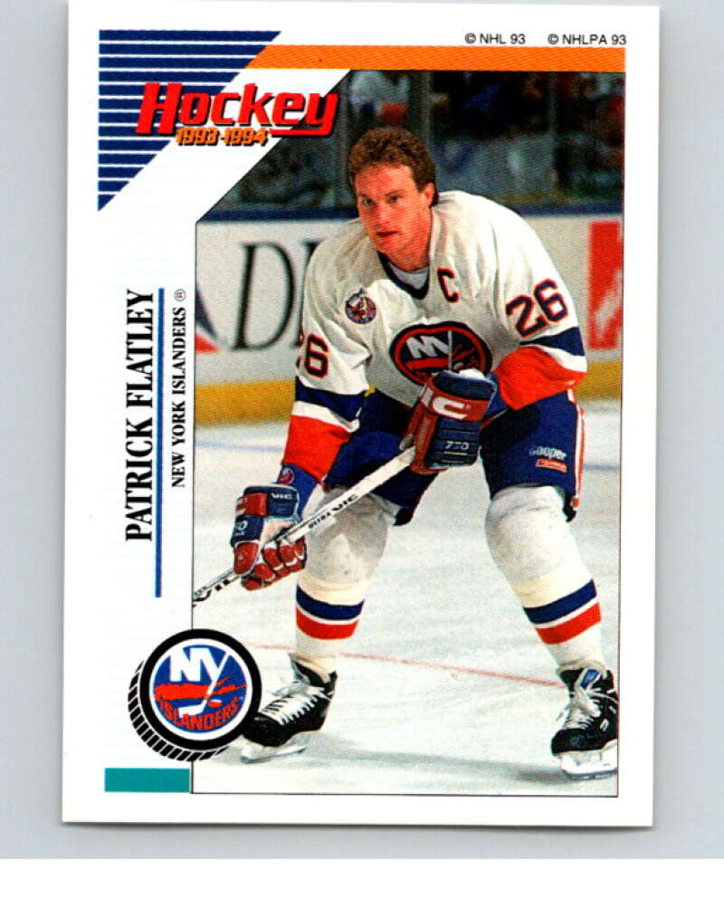 1993-94 Panini Stickers Hockey #60 Patrick Flatley New York Islanders V83321 Image 1