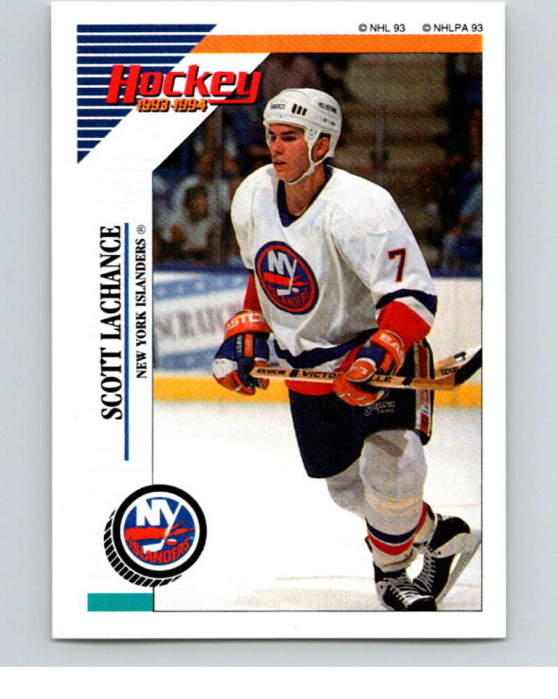 1993-94 Panini Stickers Hockey #63 Scott Lachance New York Islanders V83325 Image 1