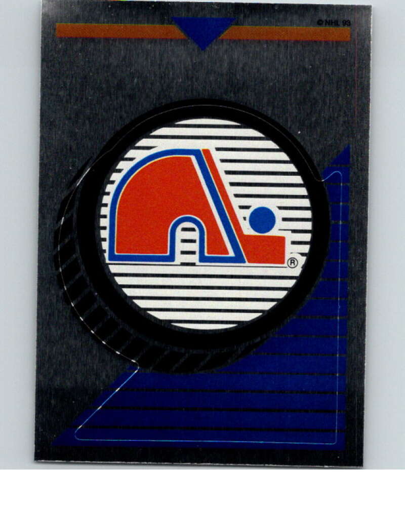 1993-94 Panini Stickers Hockey #67 Nordiques Logo V83339 Image 1