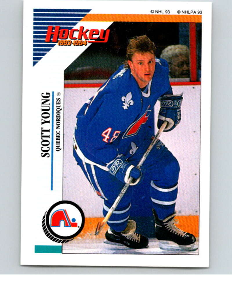 1993-94 Panini Stickers Hockey #73 Scott Young Quebec Nordiques V83372 Image 1