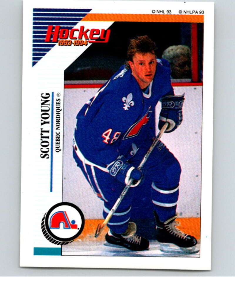 1993-94 Panini Stickers Hockey #73 Scott Young Quebec Nordiques V83373 Image 1