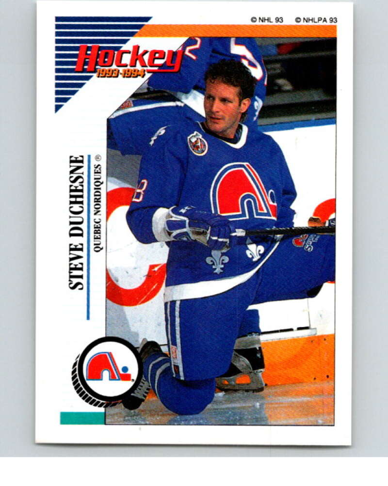 1993-94 Panini Stickers Hockey #76 Steve Duchesne V83388 Image 1