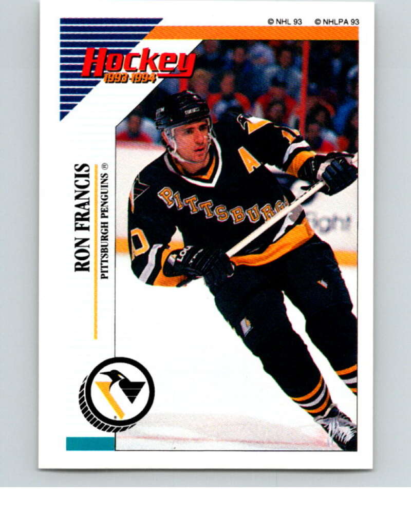 1993-94 Panini Stickers Hockey #81 Ron Francis Pittsburgh Penguins V83395 Image 1