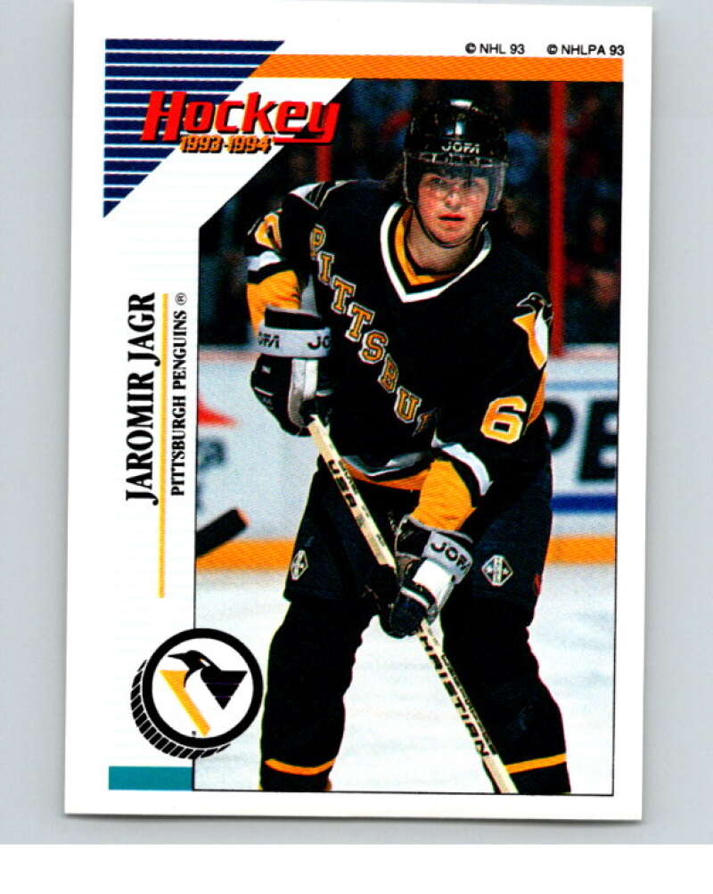1993-94 Panini Stickers Hockey #82 Jaromir Jagr Pittsburgh Penguins V83397 Image 1