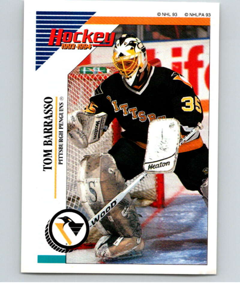 1993-94 Panini Stickers Hockey #88 Tom Barrasso Pittsburgh Penguins V83425 Image 1