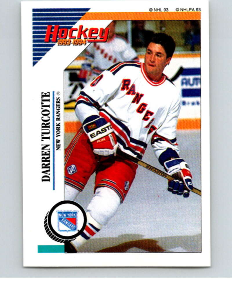 1993-94 Panini Stickers Hockey #94 Darren Turcotte V83450 Image 1