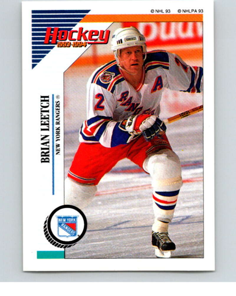 1993-94 Panini Stickers Hockey #96 Brian Leetch V83468 Image 1