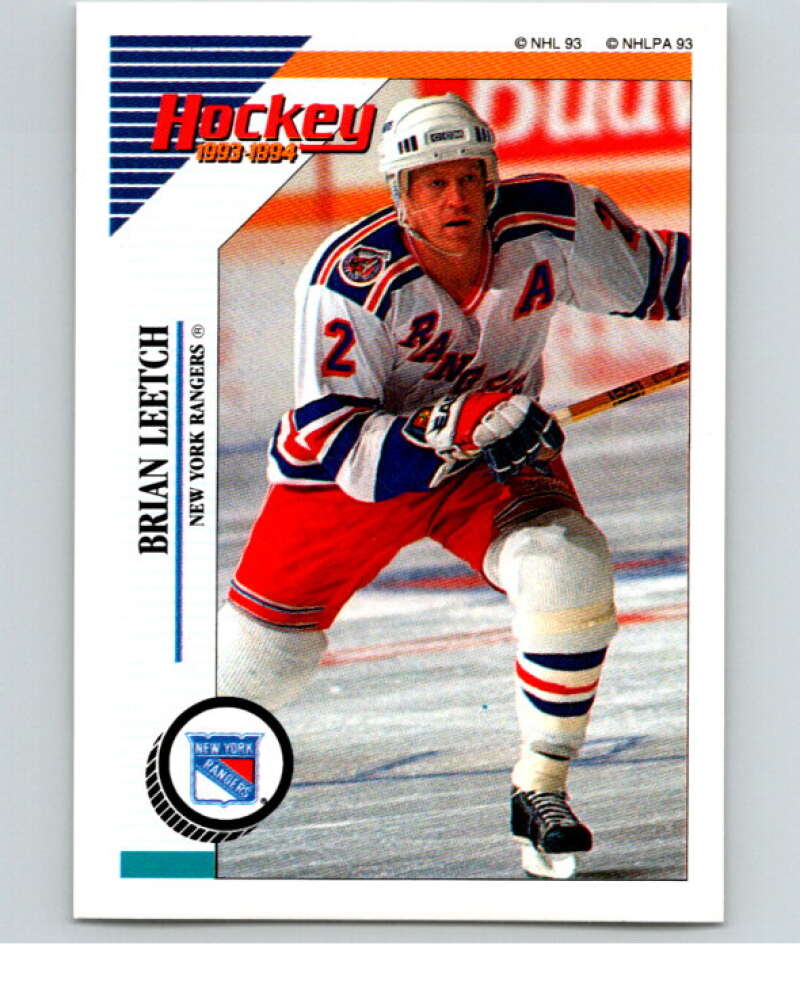 1993-94 Panini Stickers Hockey #96 Brian Leetch V83469 Image 1