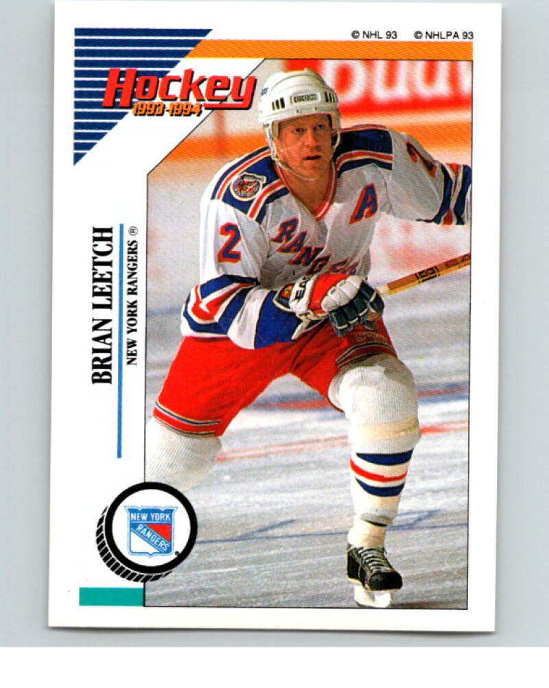 1993-94 Panini Stickers Hockey #96 Brian Leetch V83470 Image 1