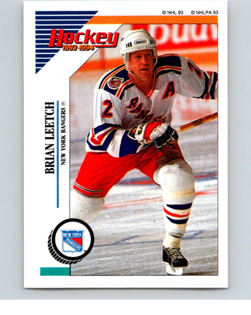 1993-94 Panini Stickers Hockey #96 Brian Leetch V83471 Image 1