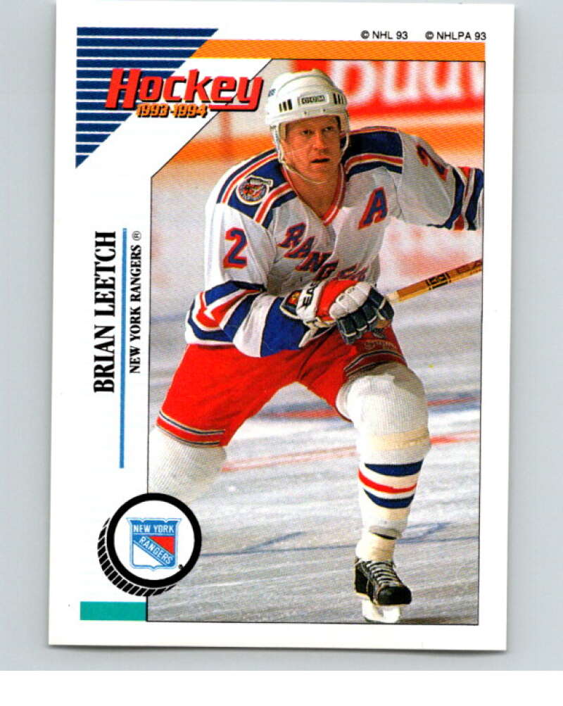 1993-94 Panini Stickers Hockey #96 Brian Leetch V83472 Image 1