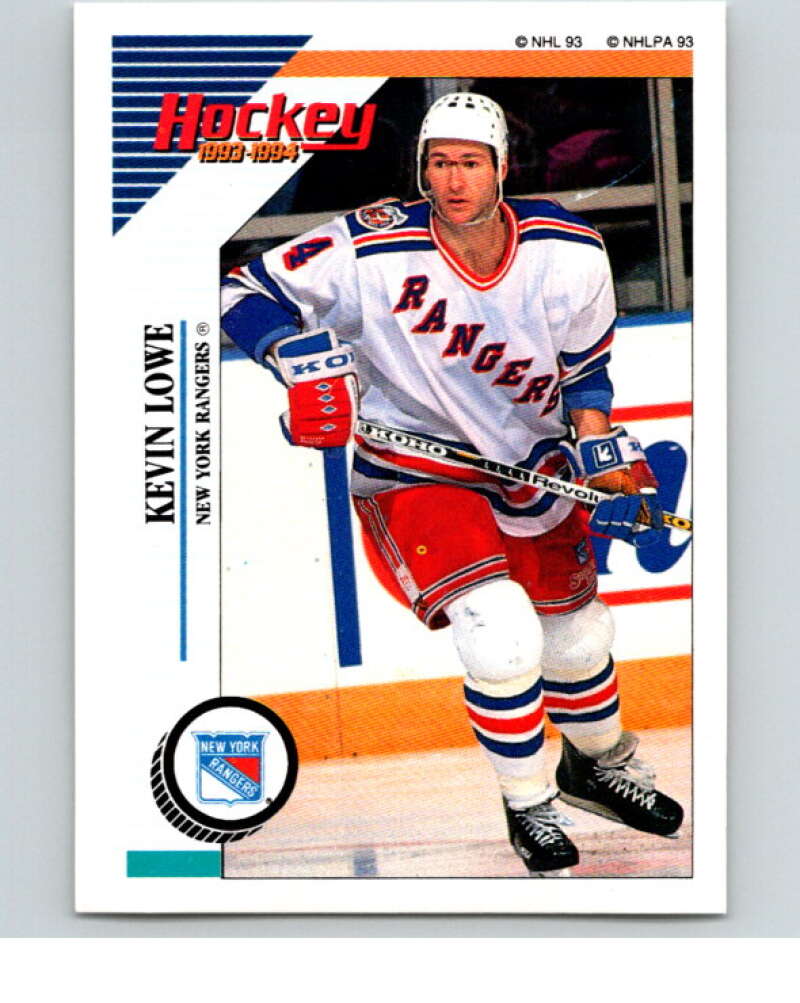 1993-94 Panini Stickers Hockey #97 Kevin Lowe New York Rangers V83473 Image 1