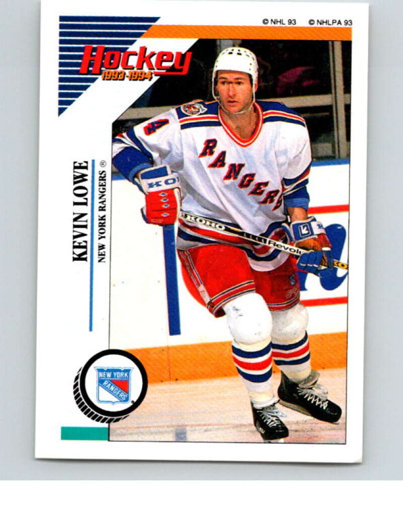 1993-94 Panini Stickers Hockey #97 Kevin Lowe New York Rangers V83477 Image 1