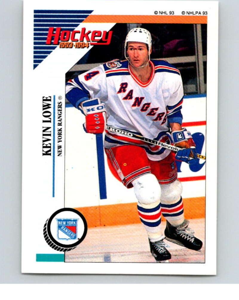 1993-94 Panini Stickers Hockey #97 Kevin Lowe New York Rangers V83478 Image 1