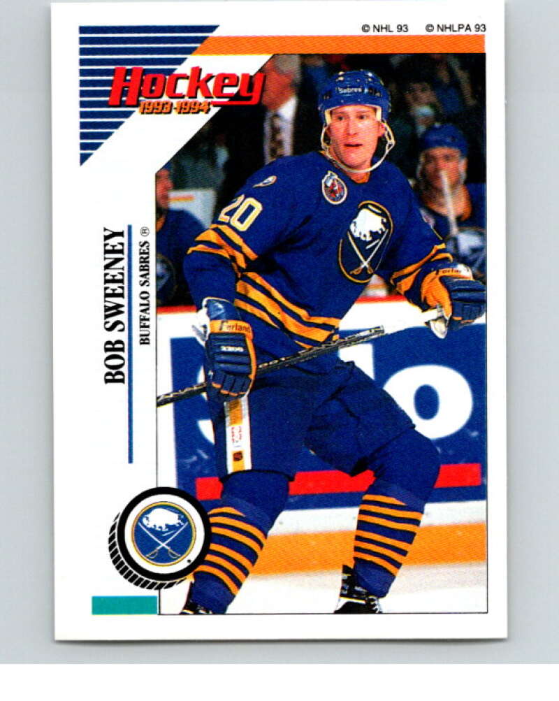 1993-94 Panini Stickers Hockey #104 Bob Sweeney Buffalo Sabres V83497 Image 1